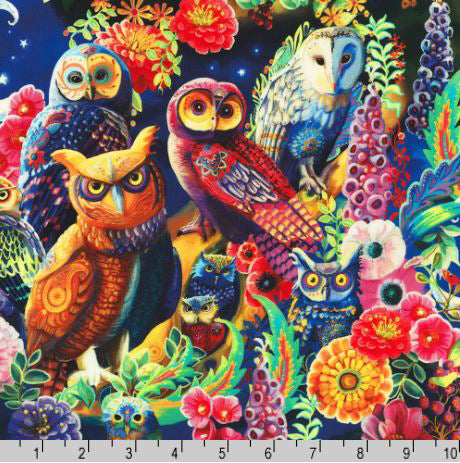 Night Owls AHHD-22072-268 Nature by Laura Audi for Robert Kaufman