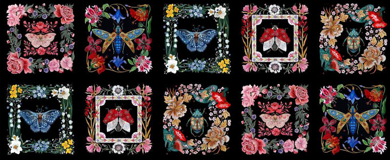 Nocturnal Creatures Panel PWMM001.TILE Nocturnal Creatures by Maria Matos for FreeSpirit