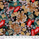 Nocturnal Creatures PWMM004.BLACK Japanese Beetle by Maria Matos for FreeSpirit