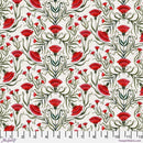 Nocturnal Creatures PWMM007.WHITE Carnation by Maria Matos for FreeSpirit