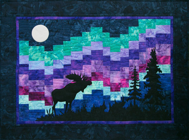 Northern Lights with Appliqué Shapes by Marie Noah for Northern Threads