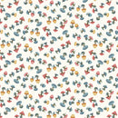 Norwegian Forest 3552-44 Cream Mushrooms by Mary Jane Carey for Henry Glass Fabrics