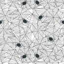 Not Scary NT26508 Spunky Spidey White by Jill and Rani for Poppie Cotton