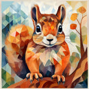Note Card - Baby Squirrel Woodland Animals Collection