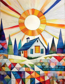 Note Card -  Front Yard Quilted Cabins I Collection