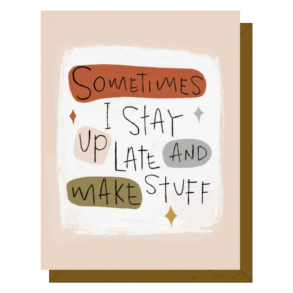 Use Notes Sometimes Note Card - Sometimes