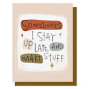 Note Card - Sometimes