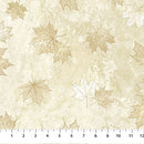 Oh Canada 14 - Stonehenge 29017-12 Large Tonal Leaves Beige Multi by Deborah Edwards for Northcott