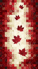 Oh Canada 14 - Stonehenge Panel DP29015-12 Patchwork Panel Beige Multi by Deborah Edwards for Northcott