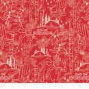 Oh Canada 36250104-01 Red Into the Woods by Fineapple Pair for Camelot Fabrics