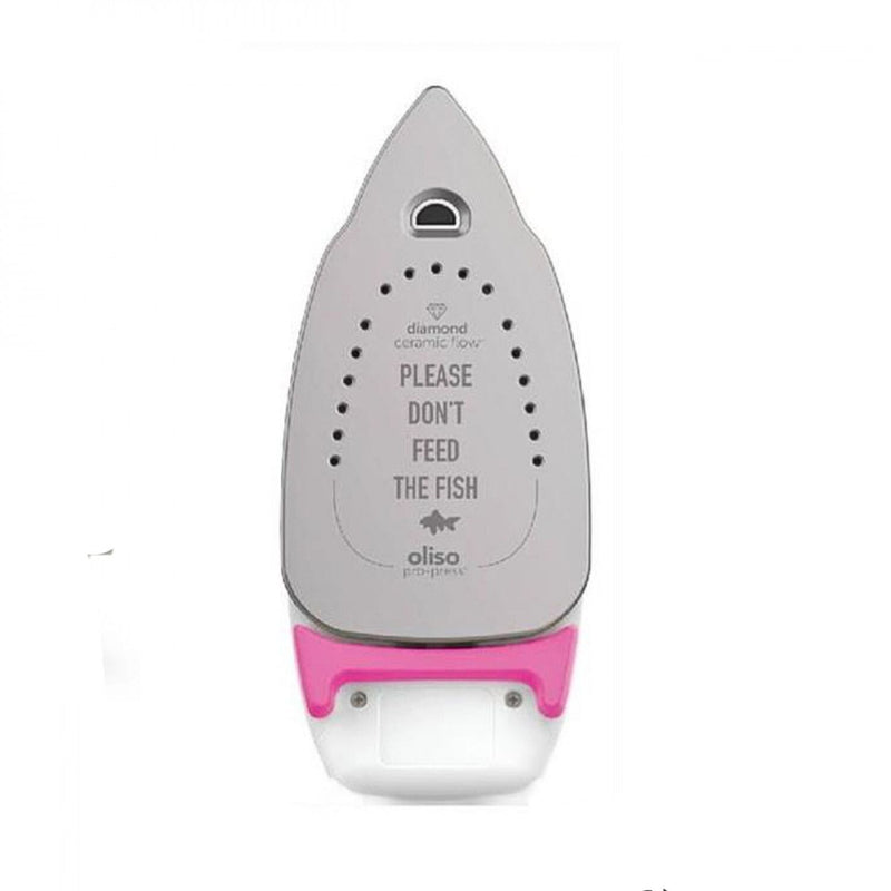 Oliso Iron Pro Plus Tula Pink Picture of the Soleplate  TG1600-2-TULA