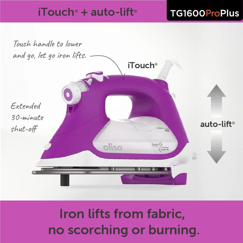 Oliso Pro Plus Smart Iron Orchid with features explained