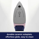 Oliso Pro Plus Smart Iron Yaya Han Iron with a durable ceramic soleplate on a white background