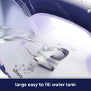 Oliso Pro Plus Smart Iron Yaya Han iron with water being poured into the water tank