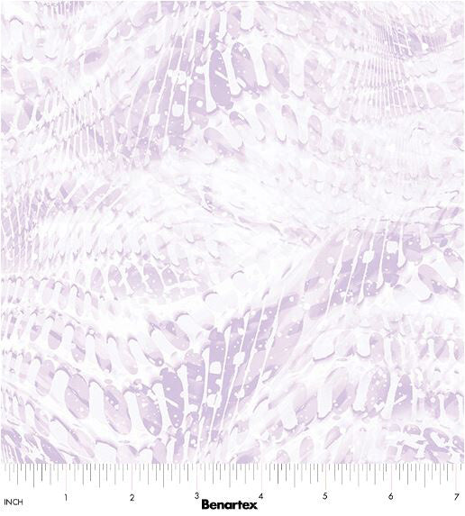 On Dragonfly Wings 16407P-06 Rippling Waves Light Lavender by Ann Lauer for Benartex