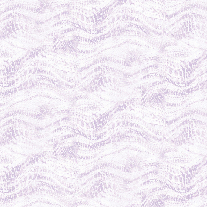 On Dragonfly Wings 16407P-06 Rippling Waves Light Lavender by Ann Lauer for Benartex