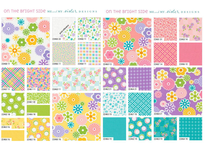 On the Bright Side Fat Quarter Bundle 22460AB by Me & My Sister Designs for Moda