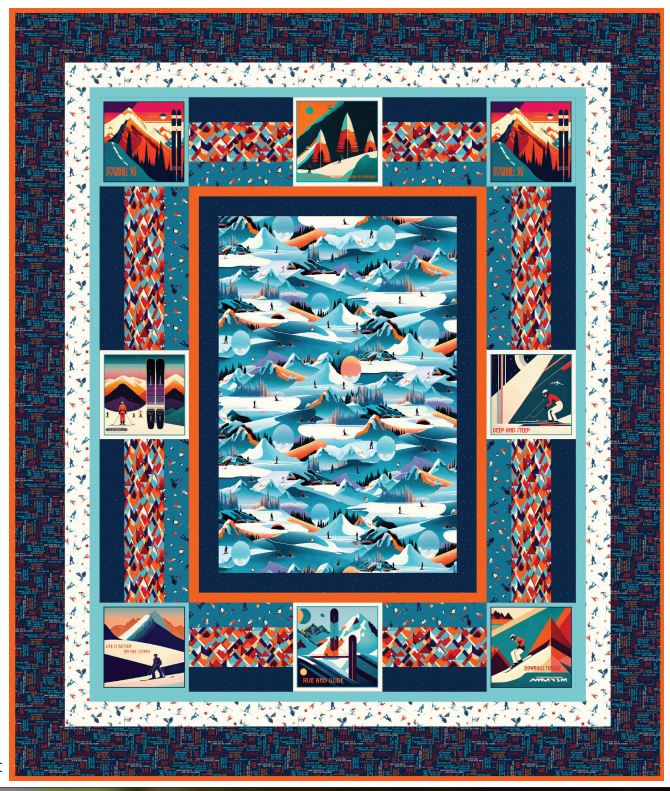On the Slopes Quilt Free PDF Quilt Pattern