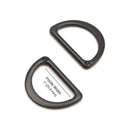 D Ring Flat 1in Set of Two Black Metal ByAnnie HAR1-DR-BM-TWO