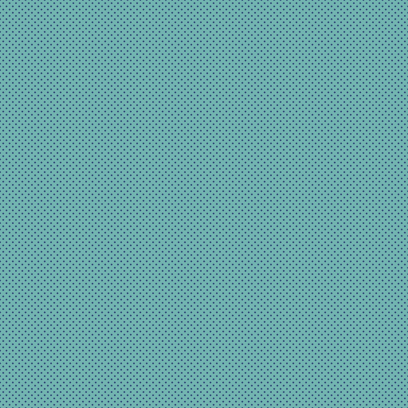Ooh Lucky Lucky RS4102 18 Mini Dot Turquoise by Alexia Marcelle Abegg of Ruby Star Society for Moda.