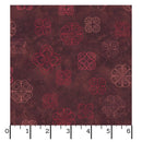 Operetta MAS1103-MR Maroon/Red Floating Flowers by Monique Jacobs for Maywood Studio