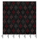 Operetta MAS1107-J Black Damask Stripe by Monique Jacobs for Maywood Studio