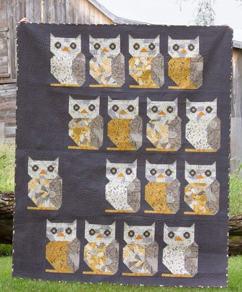 Owls See You Quilt Pattern Wendy Sheppard Close Up Picture of Quilt WS26