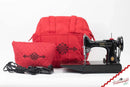 Padded Red Travel Bag for Singer Featherweight 221 & 222