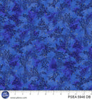 Painted Sea PSEA 5946 DB Leafy Sea Trails by Amy Tieman for P&B Textiles