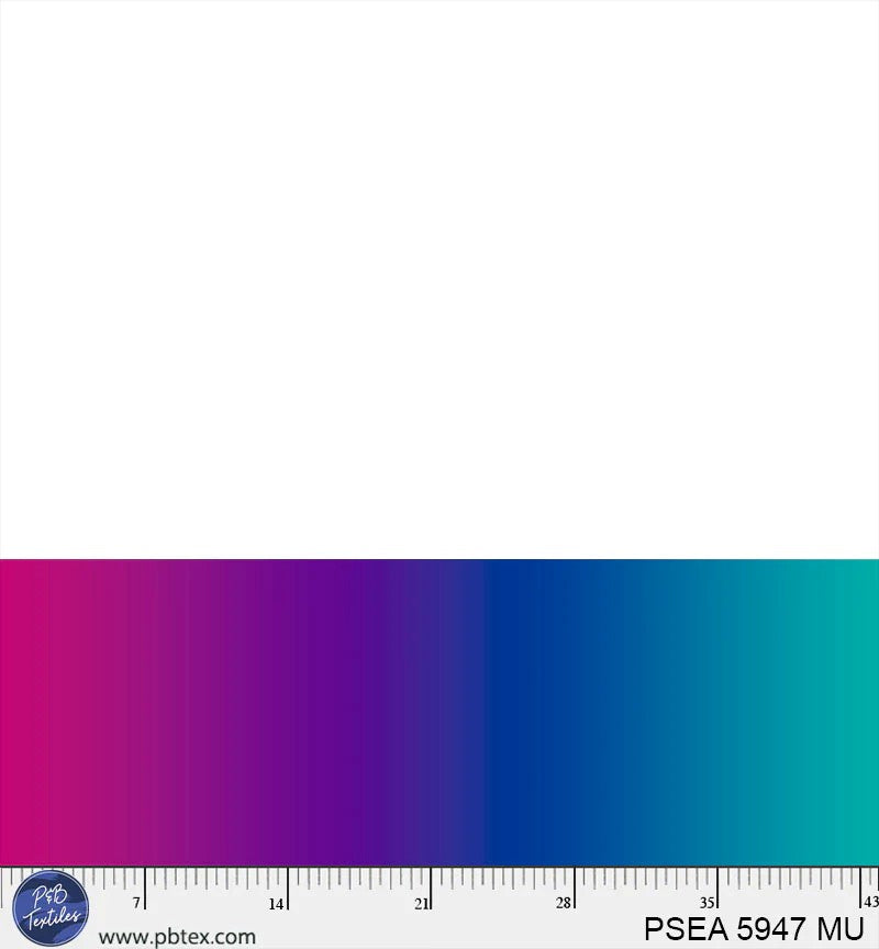 Painted Sea PSEA 5947 MU Ombré by Amy Tieman for P&B Textiles