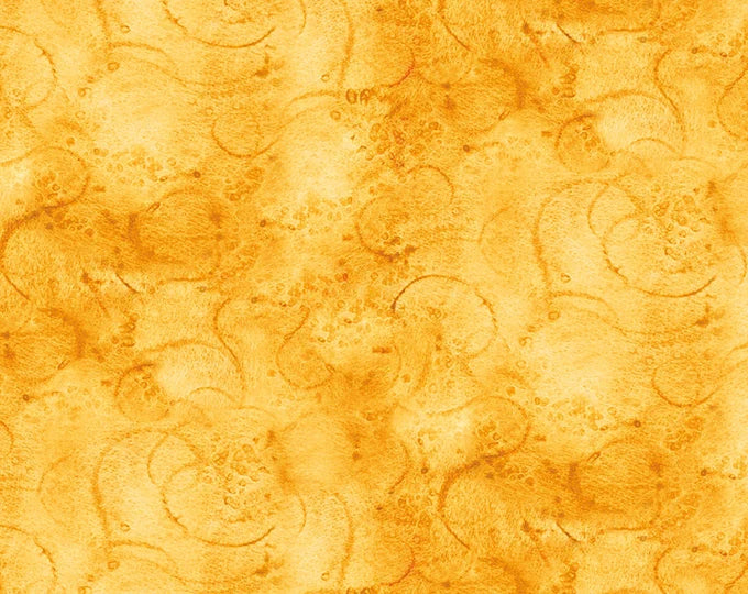 Painter's Watercolor Swirl C680-MUSTARDSEED by J. Wecker Frisch for Riley Blake Designs.