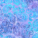 Paisley Bouquet Batik AMD-22836-249 Crocus by Lunn Studios for Robert Kaufman Fabrics