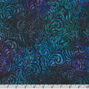 Paisley Bouquet Batik AMD-22838-221 Aubergine by Lunn Studios for Robert Kaufman Fabrics