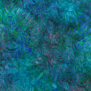 Paisley Bouquet Batik AMD-22838-78 Peacock by Lunn Studios for Robert Kaufman Fabrics