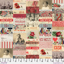 Palette PWTH220.RED Red Collage by Tim Holtz for FreeSpirit