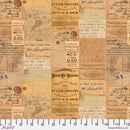 Palette PWTH235.ORANGE Orange Ephemera by Tim Holtz for FreeSpirit