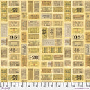 Palette PWTH242.YELLOW Yellow Tickets by Tim Holts for FreeSpirit