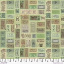 Palette PWTH262.GREEN Green Tickets by Tim Holtz for FreeSpirit