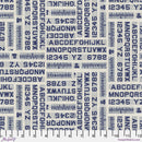 Palette PWTH295.INDIGO Indigo Typography by Tim Holtz for FreeSpirit