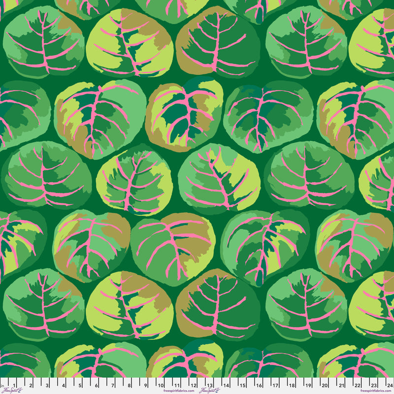 Palm Leaves PWGP208.GREEN by Kaffe Fassett for FreeSpirit