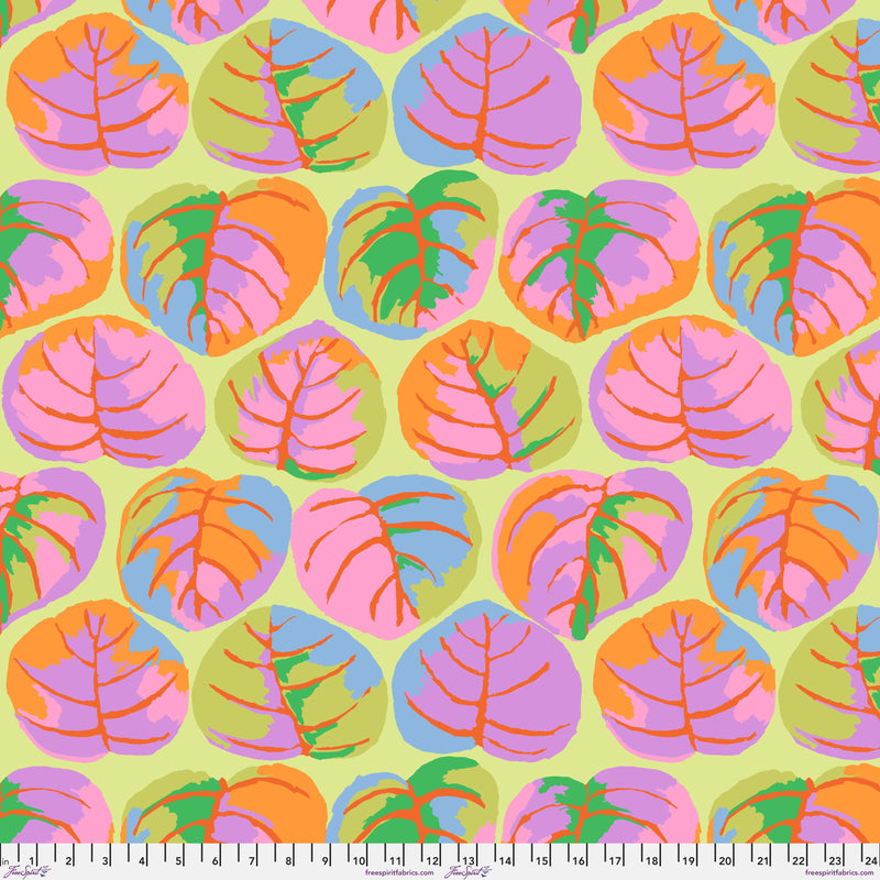 Palm Leaves PWGP208.PASTEL by Kaffe Fassett for FreeSpirit