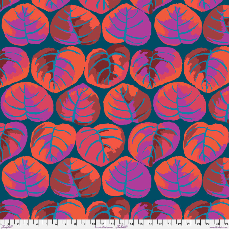 Palm Leaves PWGP208.RED by Kaffe Fassett for FreeSpirit