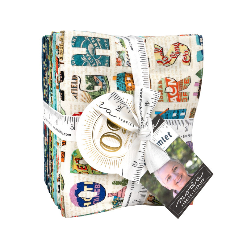 Paper Hamlet Fat Quarter Bundle 39560AB by Cathe Holden for Moda