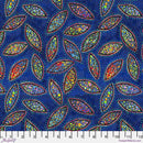 Paper Trees PWSP078.BLUE Leaf Pile by Sue Penn for FreeSpirit