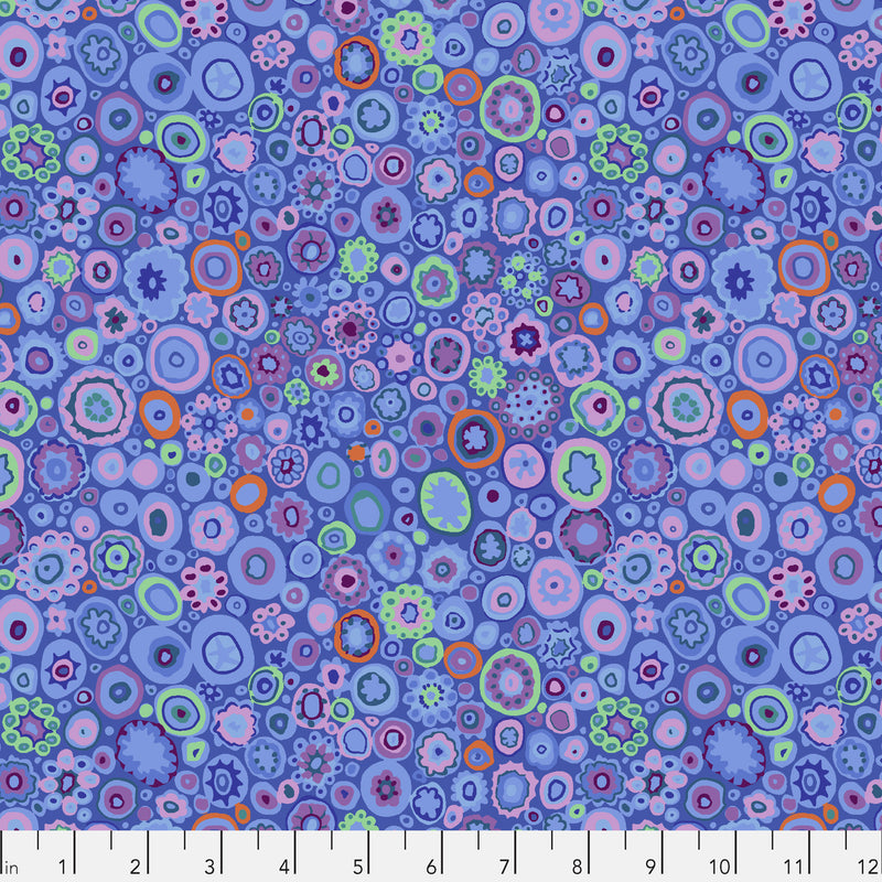 Paperweight PWGP020.BLUEX by Kaffe Fassett for Free Spirit