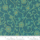 Parlor 11962-15 Good Vibes Only Teal by Crystal Manning for Moda.