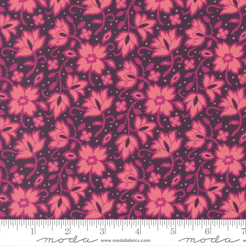 Parlor 11963-26 Soul Shine Plum by Crystal Manning for Moda.