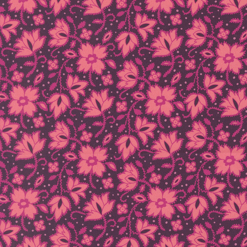 Parlor 11963-26 Soul Shine Plum by Crystal Manning for Moda.