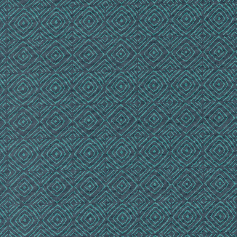 Parlor 11966-28 Diamonds Peacock by Crystal Manning for Moda.