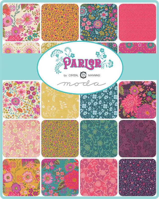 Parlor Charm Pack 11960PP by Crystal Manning for Moda.